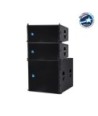 GloboStar® FDB DLA208+DLA118BAS 98017-98018-SET PA Line Array System - Ενεργό Αυτοενισχυόμενο Σετ Ηχείων & Subwoofer Line Array με Ψηφιακό Ενισχυτή SA2.68 AC 220V-50-60Hz - 900W RMS-4Ω + 600W RMS-4Ω (2400W Peak) - IP20 - Μαύρο - Σετ 3 Τεμαχίων